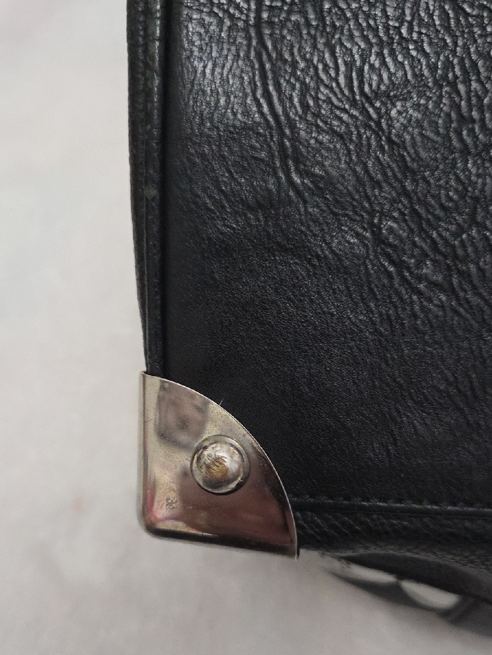 MCM Black and White Checkered Logo Satchel - Picture 9 of 14